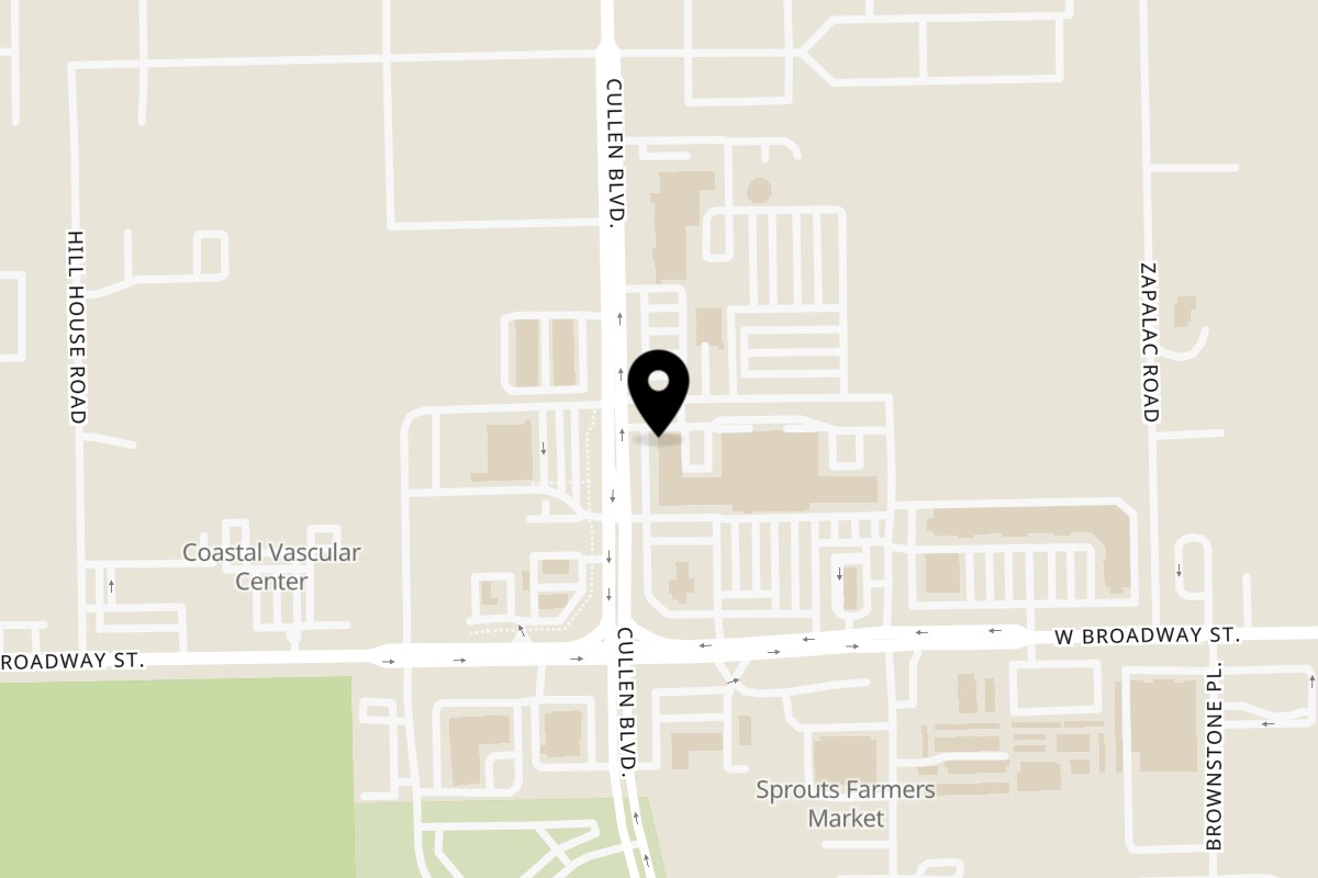 Map showing the location of Gyro Guys Pearland on 8325 Broadway St Suite 244 in Pearland
